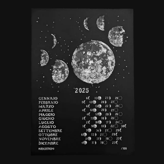Muralestremo / Calendario lunare 2025